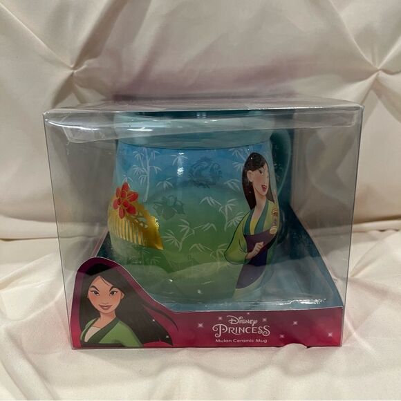 Disney Princess Mulan Ceramic Mug NEW in box. 👑 Mushu Dragon - Picture 7 of 8
